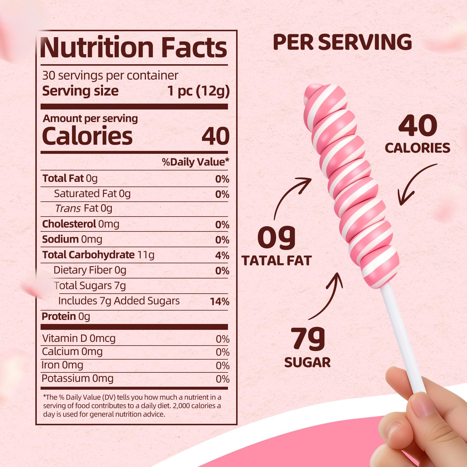 LIDATREE individually wrapped strawberry lollipops keep treats fresh and hygienic.