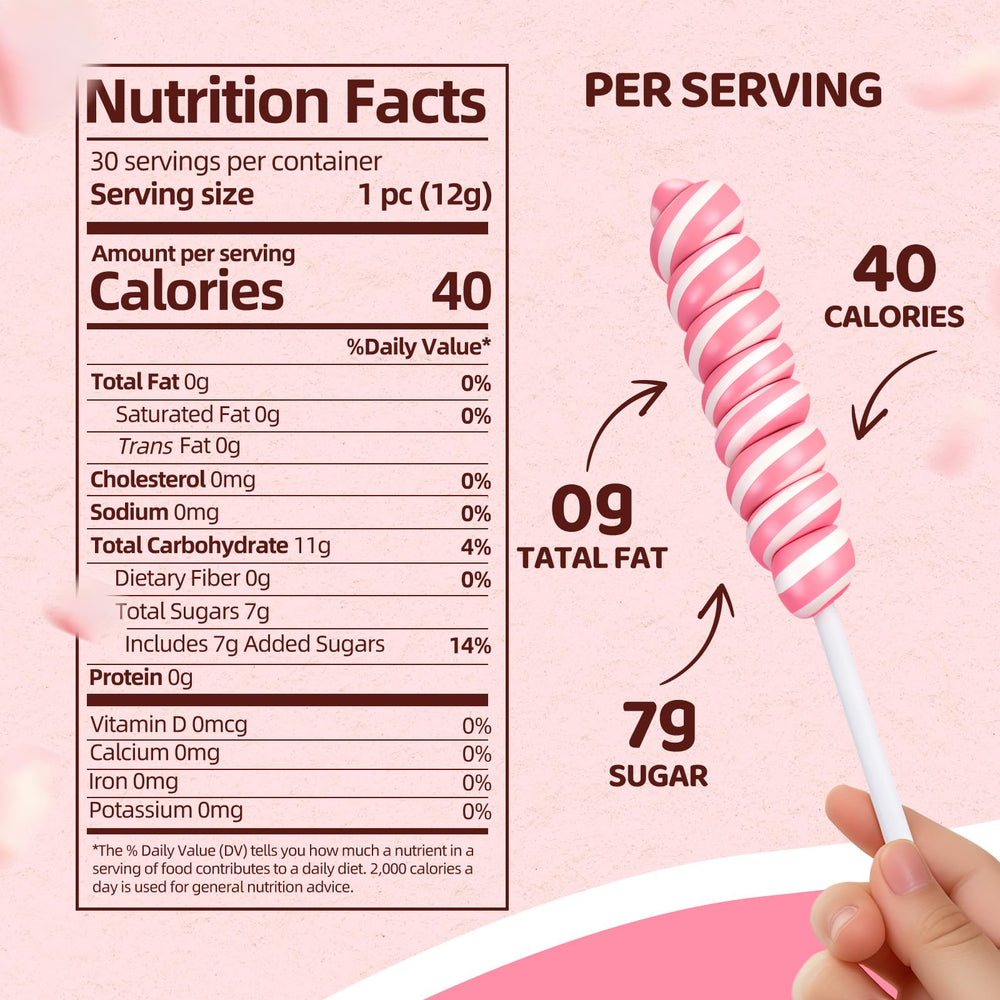 LIDATREE individually wrapped strawberry lollipops keep treats fresh and hygienic.