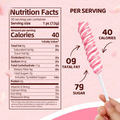 LIDATREE individually wrapped strawberry lollipops keep treats fresh and hygienic.