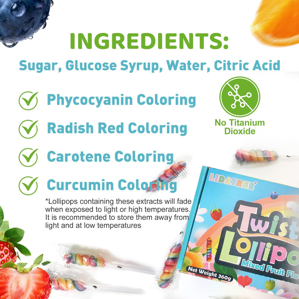 LIDATREE Twisty Lollipop 12g—handy size for quick snacking and sharing.