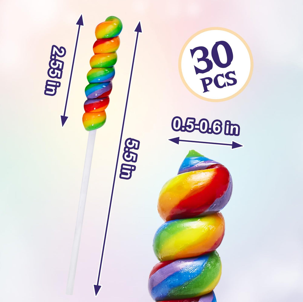 LIDATREE Twisty Lollipop Cherry Flavor—bold fruit taste for birthdays and gifting.