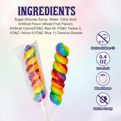 LIDATREE Twisty Lollipop Strawberry Flavor—colorful treat kids will love.