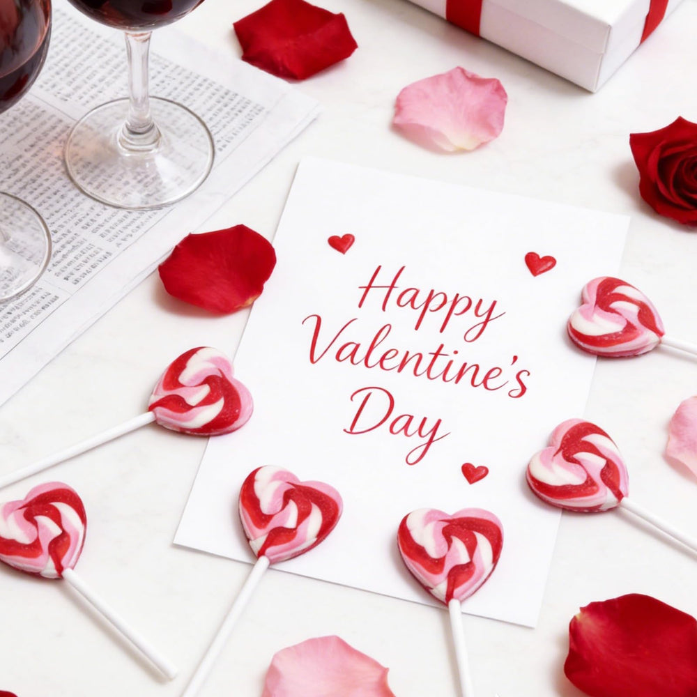 LIDATREE Valentine's Heart Lollipops variety shows colorful options for celebrations and gifting.