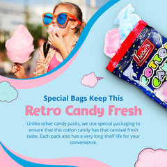 Lieber's Cotton Candy 0.8-ounce bags for individual snacking