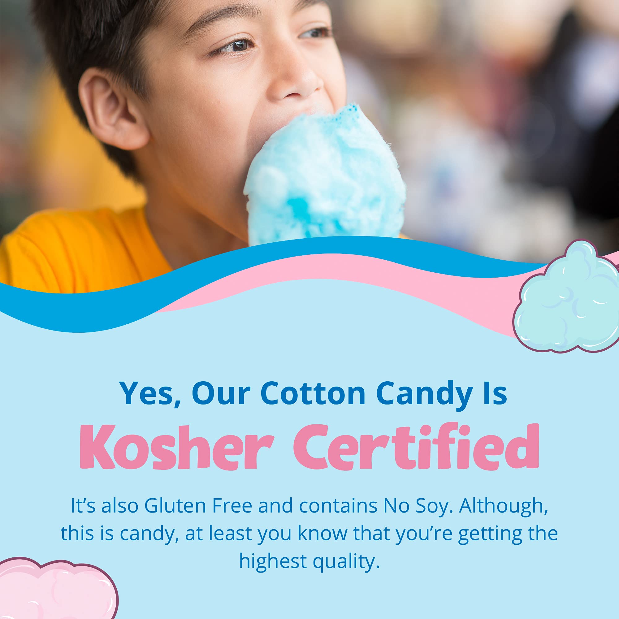 Lieber's Cotton Candy party favors for birthdays and celebrations