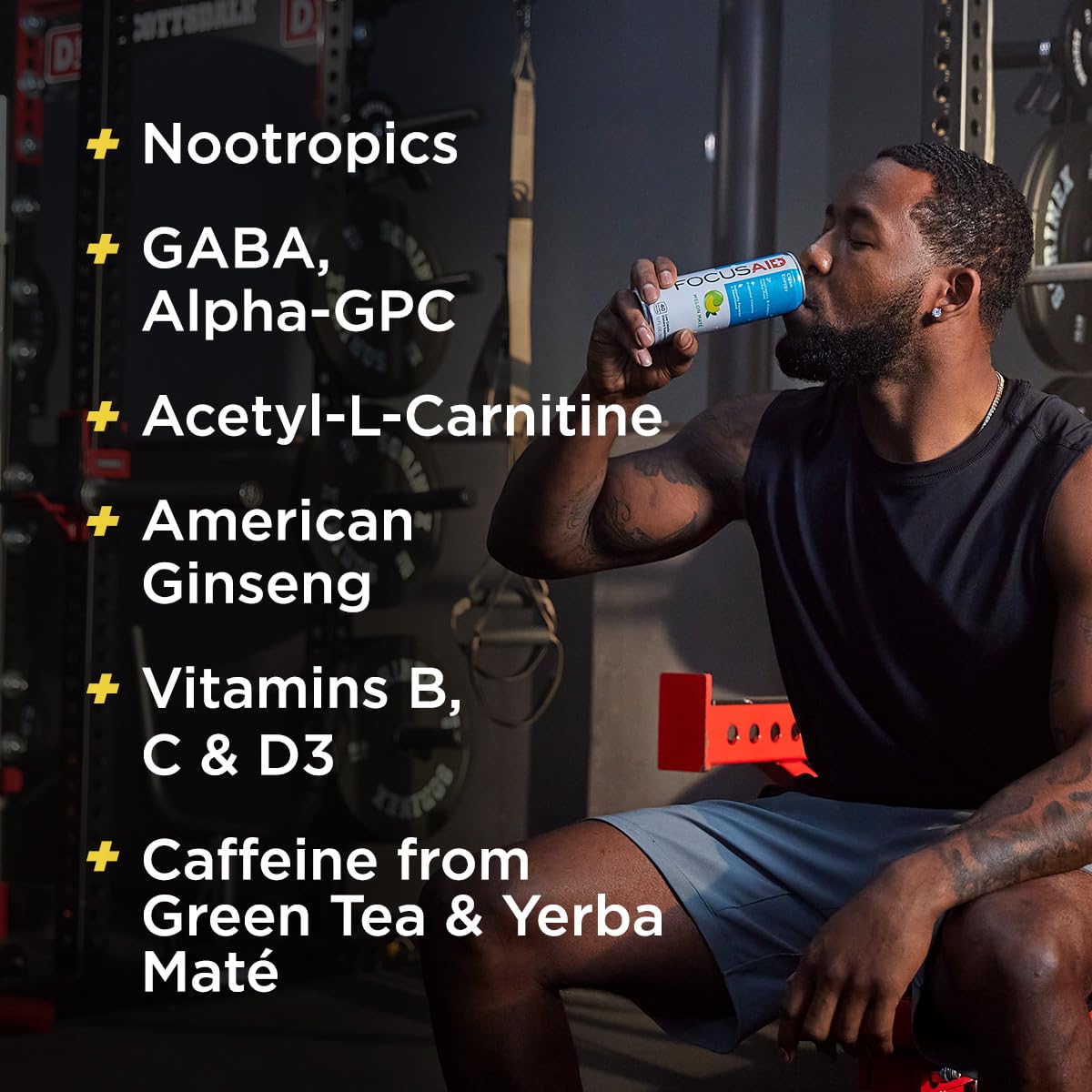 LIFEAID logo and FOCUSAID packaging on shelf