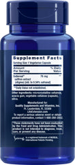 Life Extension saffron extract capsules ready for twice-daily use.
