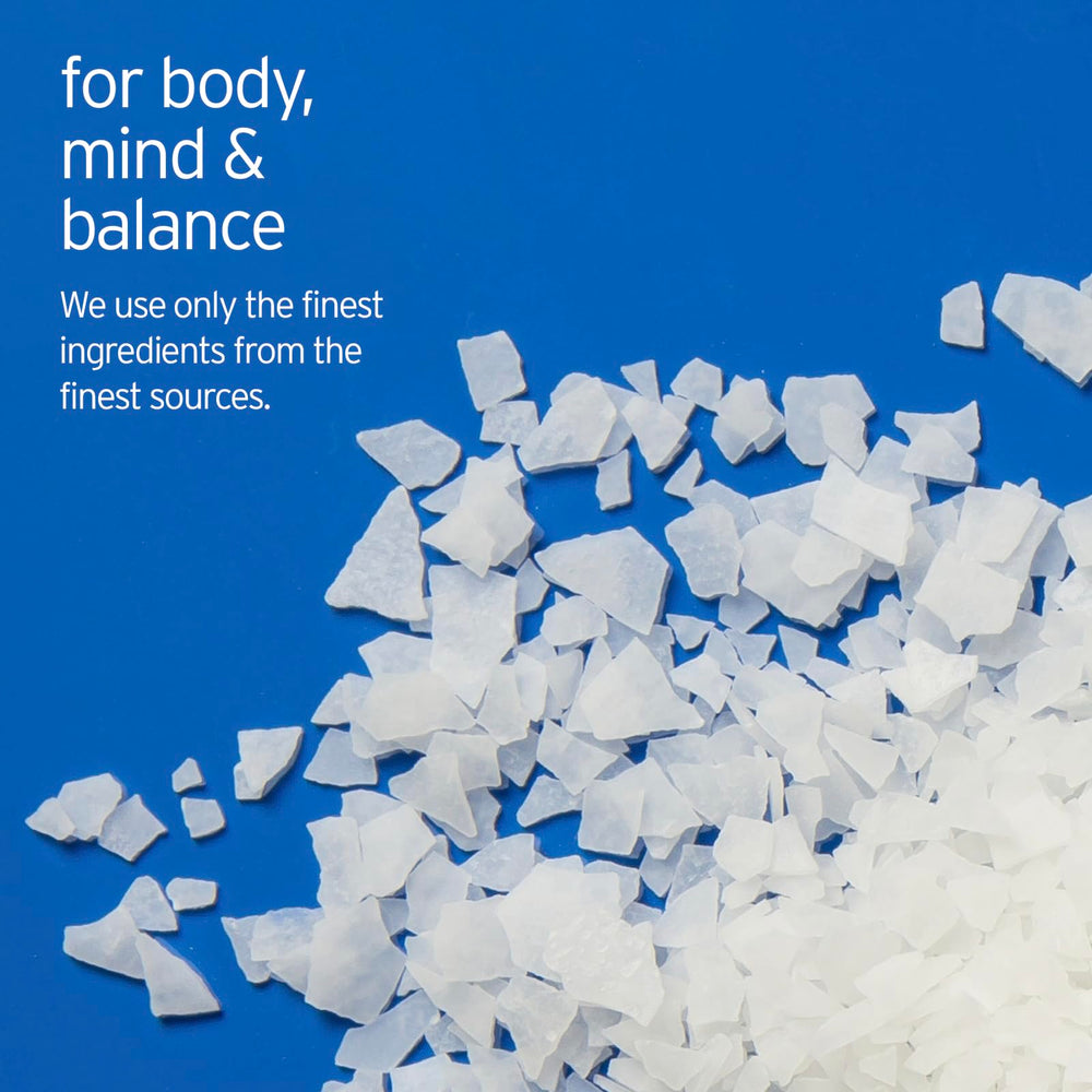Life-flo Pure Magnesium Bath Flakes dissolve rapidly for a relaxing bath.
