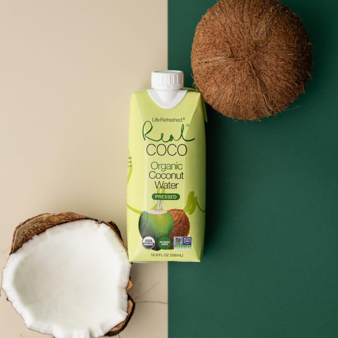 Life Refreshed Real Coco freezer ice shot suggesting cool refrigeration for refreshment