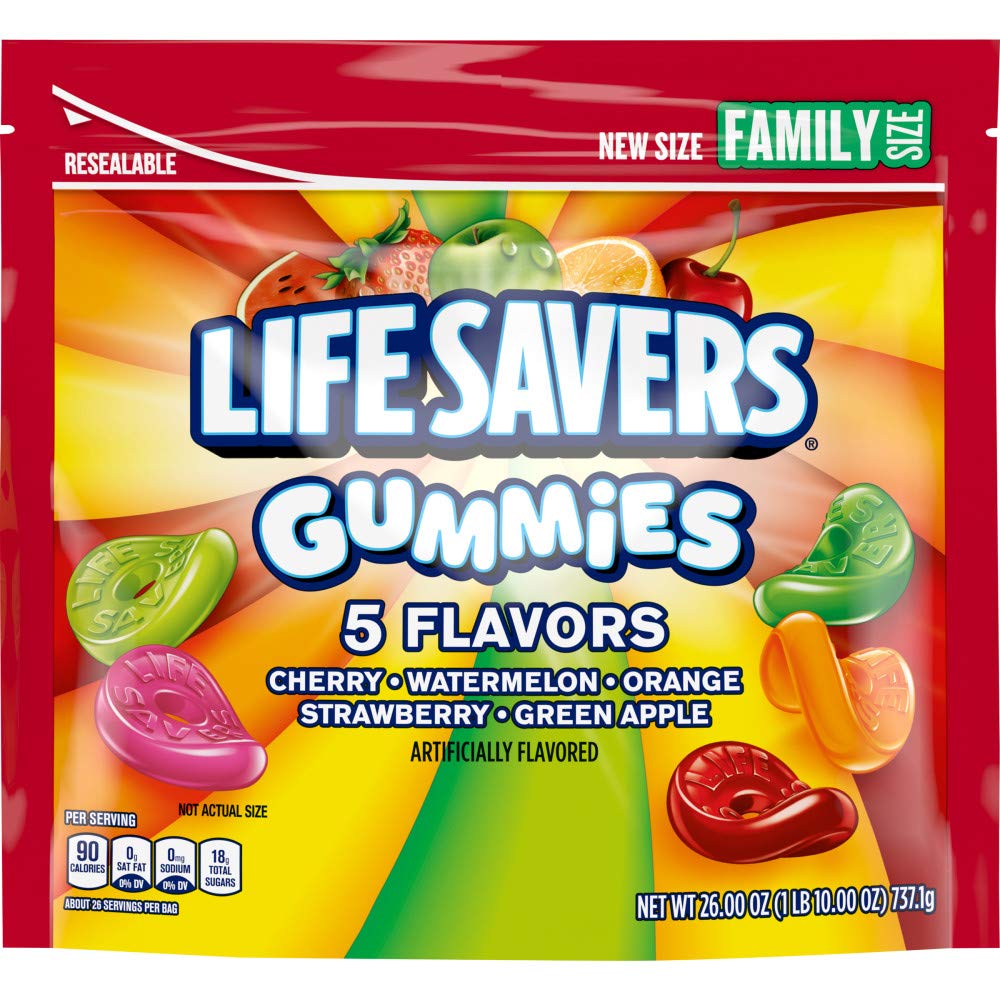 Life Savers 5 Flavor Gummy Candies bulk pack ready for party snacking
