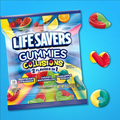 Gummy candies stacked during a movie night, inviting sharing.