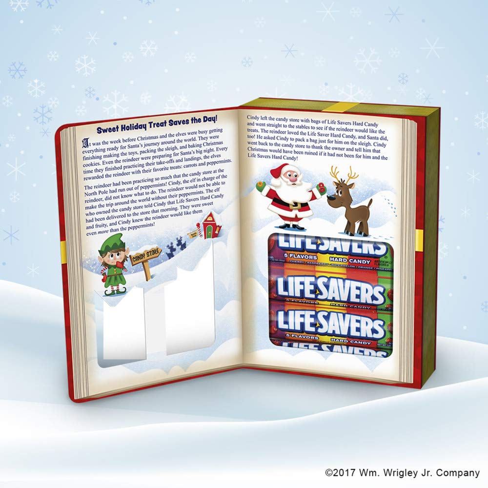 Life Savers colorful wrappers on six-roll pack ideal for sharing.