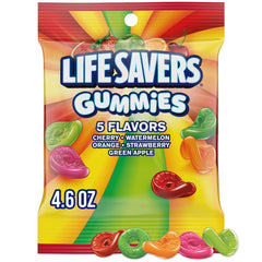 Life Savers Gummies 5-flavor assortment in a bulk bag for on-the-go snacking