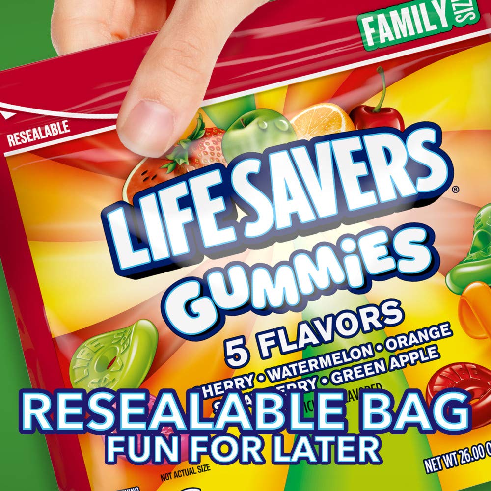Life Savers orange gummy candies for on-the-go cravings