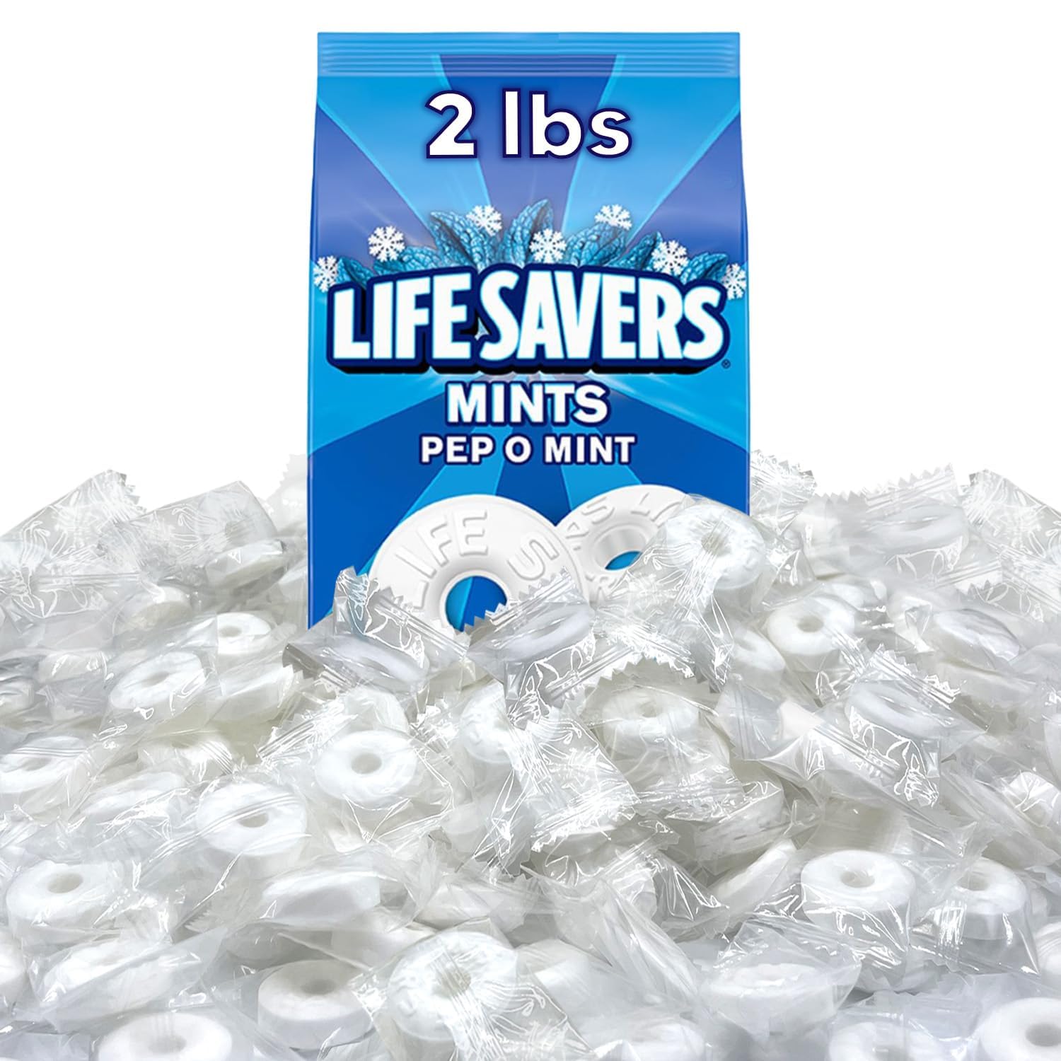 Life Savers Pep O Mint bulk bag front view ideal for sharing and stocking up