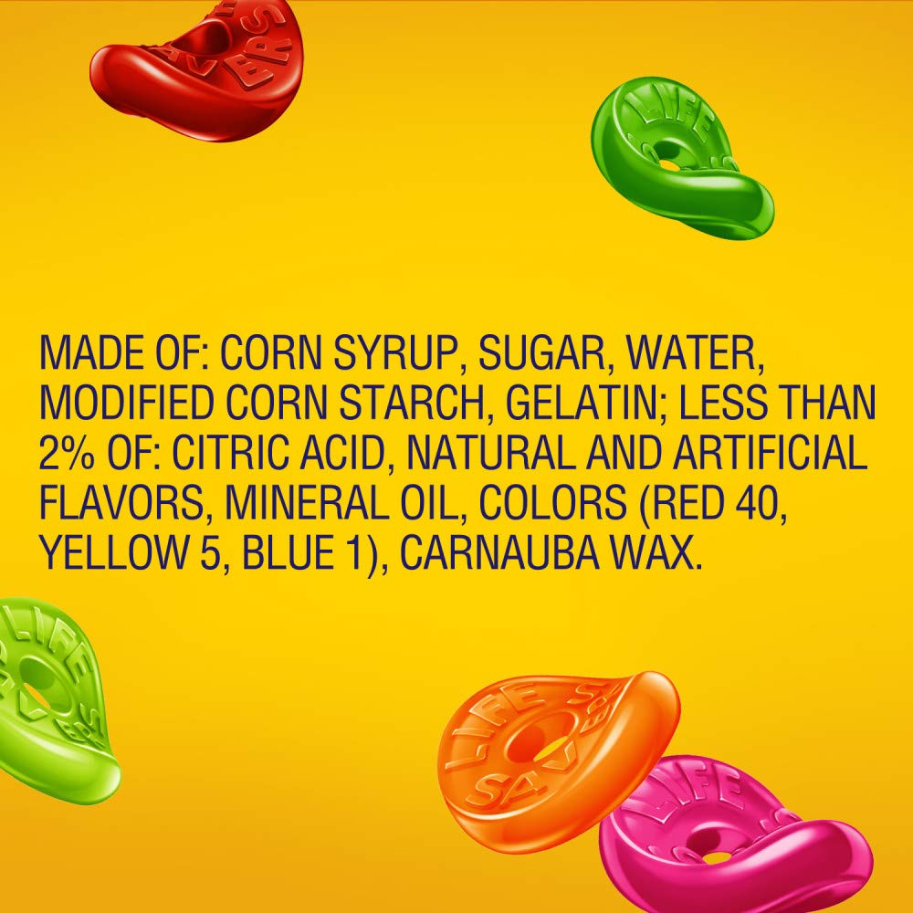 Life Savers road trip snack gummies in a car-friendly bag