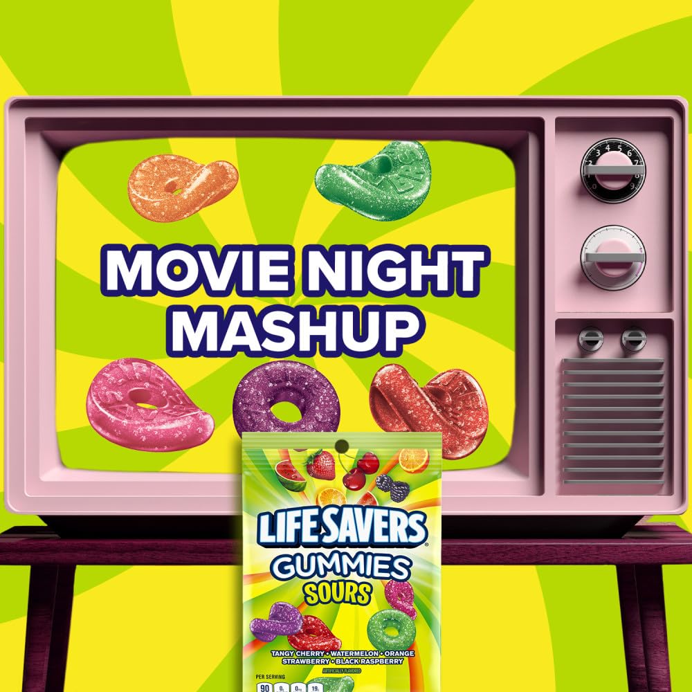 Gift-ready Life Savers Sour Gummy Candy Gift Box
