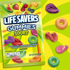 Life Savers Sour Gummies with vibrant variety for snack time