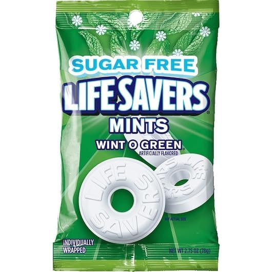 Life Savers Wint O Green mints in a pocket for a quick mint boost