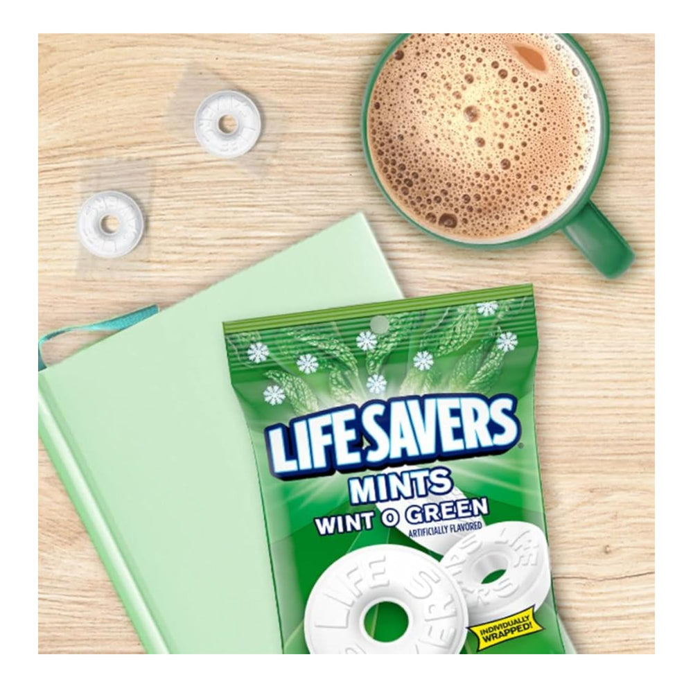 Packaging by Kensington Valley for Life Savers Wint O Green mints