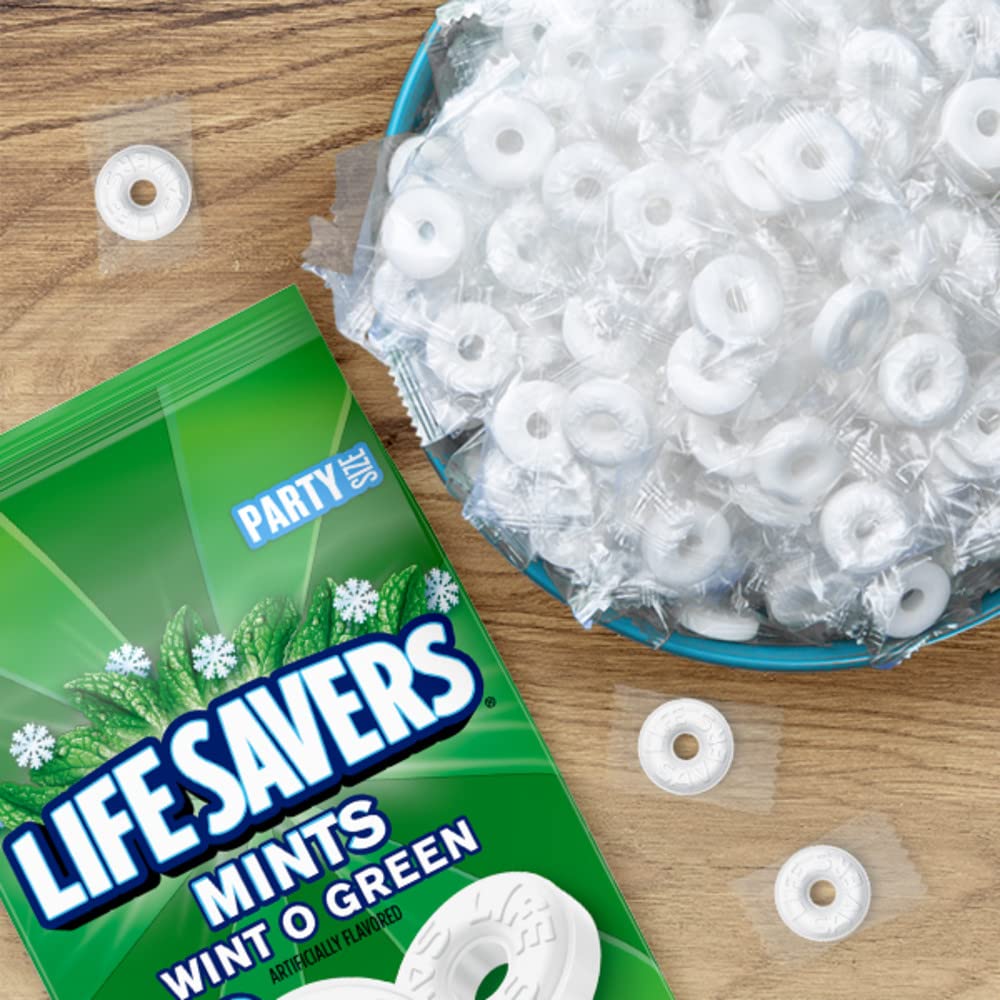 Refreshing wintergreen flavor from Life Savers Wint-O-Green mints