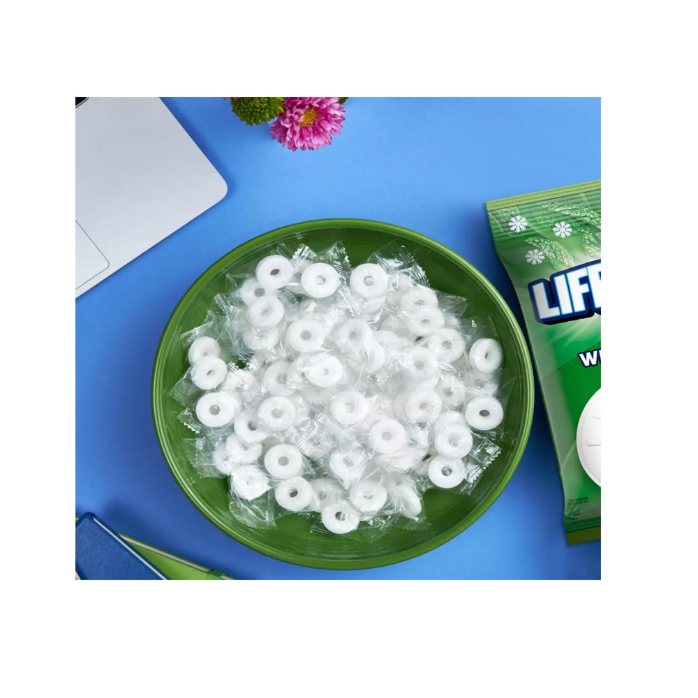 Sugar-free Life Savers Wint O Green label supports guilt-free snacking