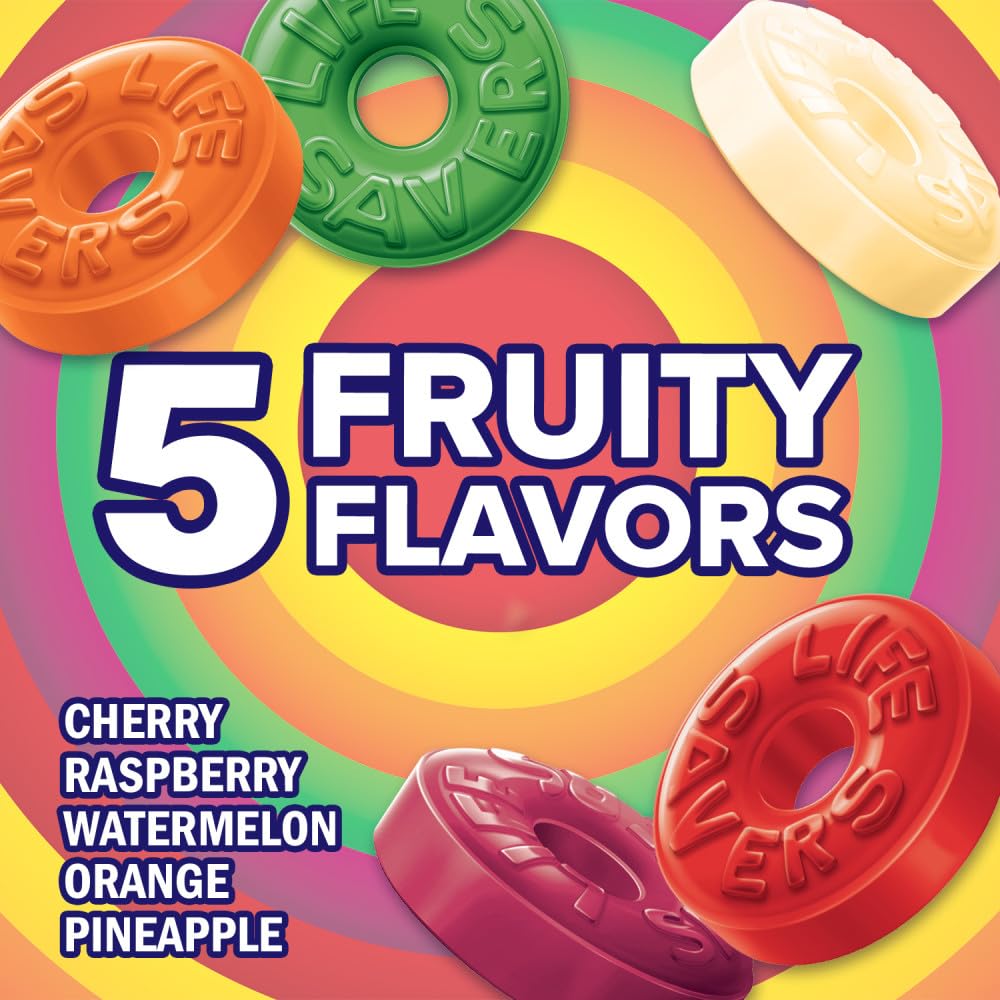 Wrapped Life Savers candies shown for easy portioning and sharing