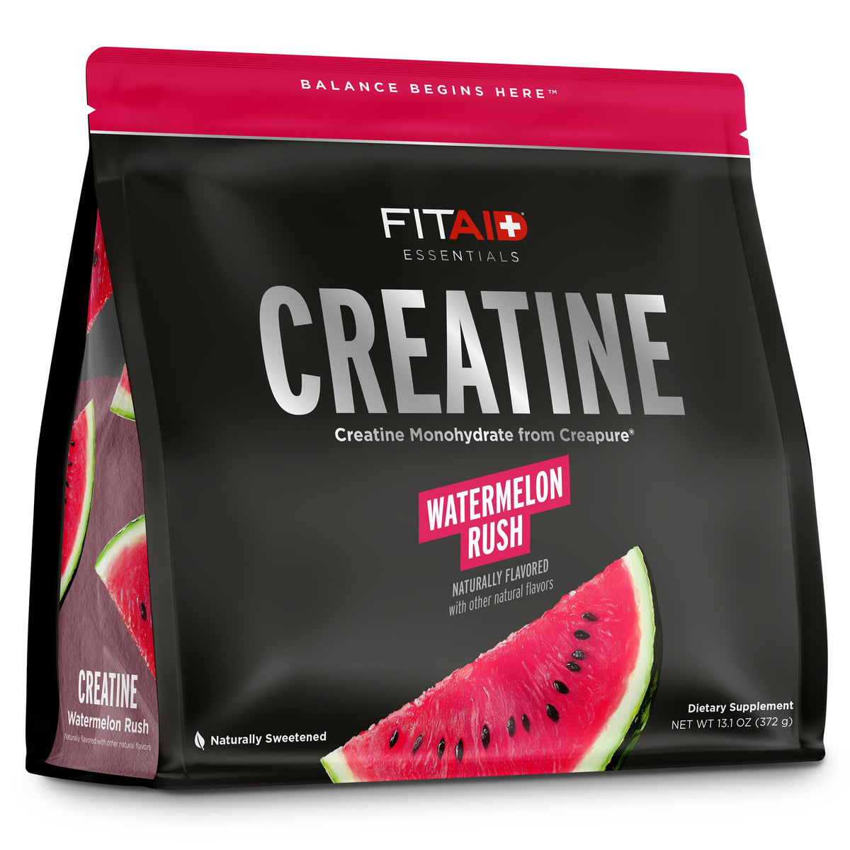LIFEAID FITAID Creatine Watermelon Rush bottle for daily training and recovery.