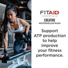 LIFEAID FITAID Creatine Watermelon Rush scoop ready for precise daily dosing.