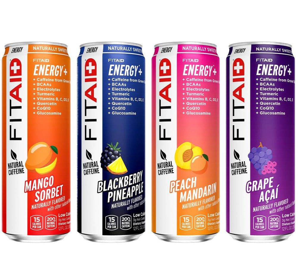 LifeAID FITAID Energy can front view showing energy-boosting label