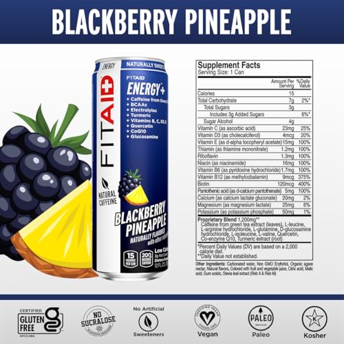 LIFEAID FITAID ENERGY chilled can ready to serve