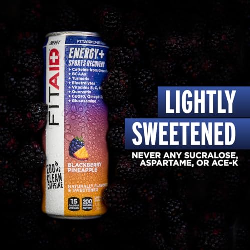 LIFEAID FITAID ENERGY ingredients panel shows BCAAs and omega-3s