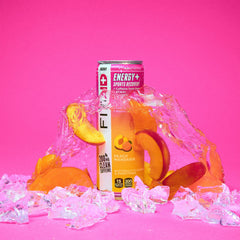 LIFEAID FITAID ENERGY Peach Mandarin packaging emphasizes BPA-free vegan formula.