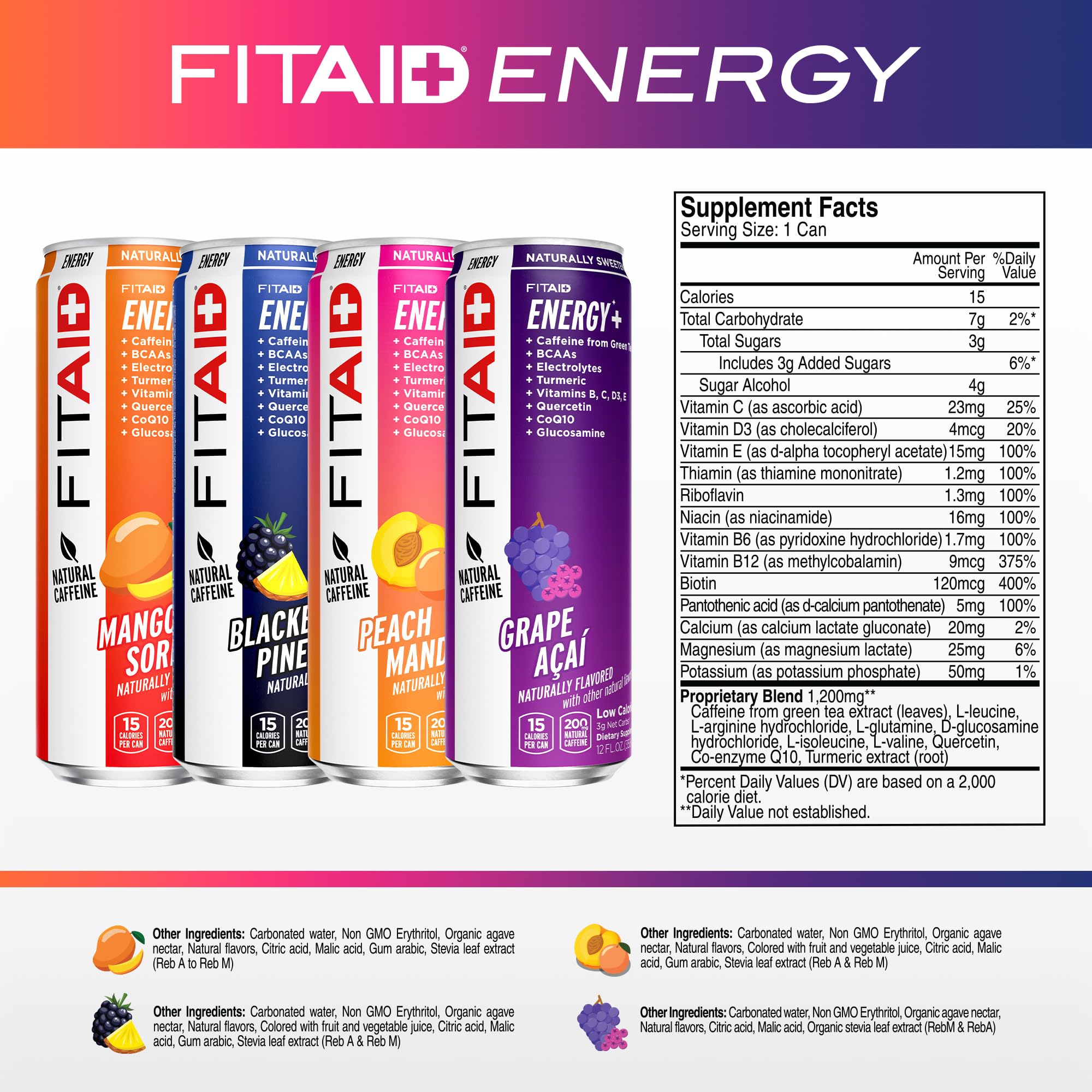 LIFEAID FITAID Energy being poured into a glass for post-workout refreshment