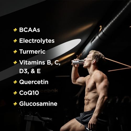 LIFEAID FITAID Recovery Blend ingredient panel highlights BCAAs and electrolytes.