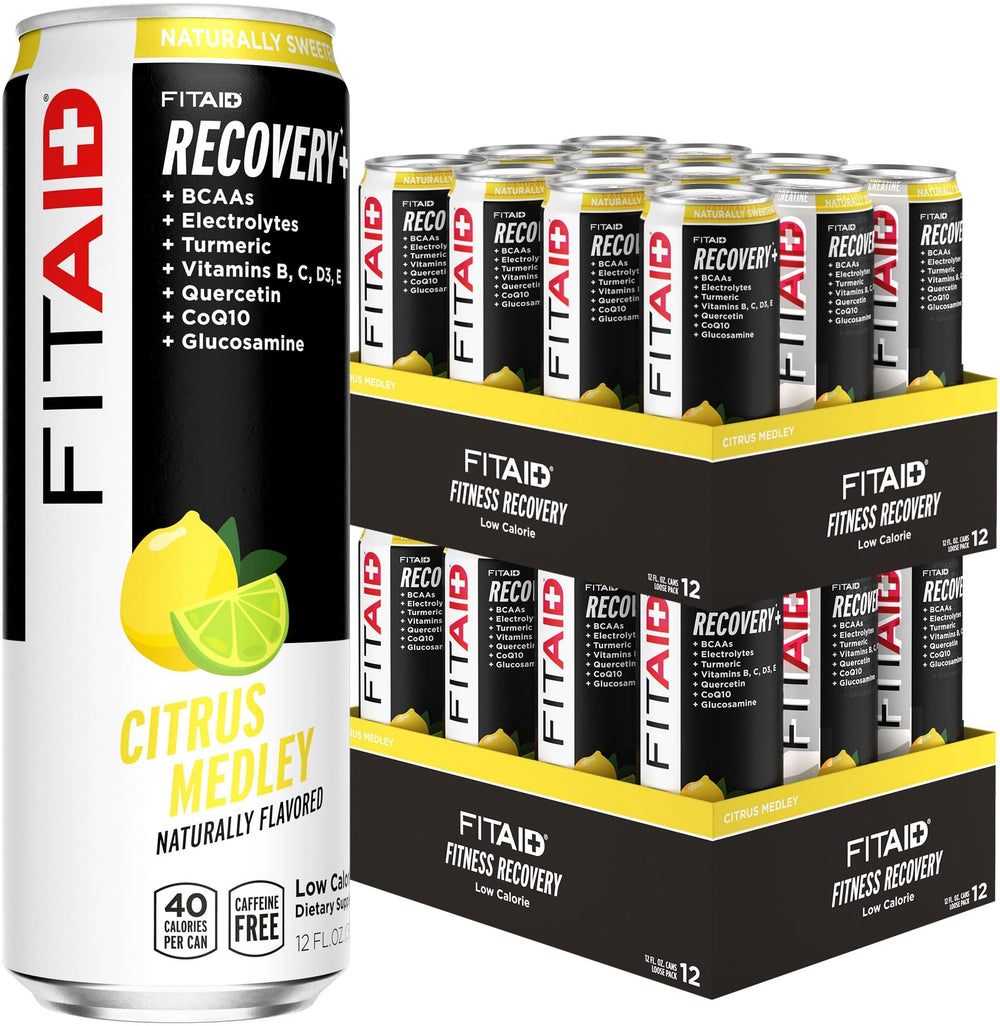 LifeAid FITAID Recovery bottle ready for post-workout nutrition.