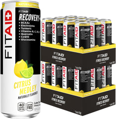 LifeAid FITAID Recovery bottle ready for post-workout nutrition.