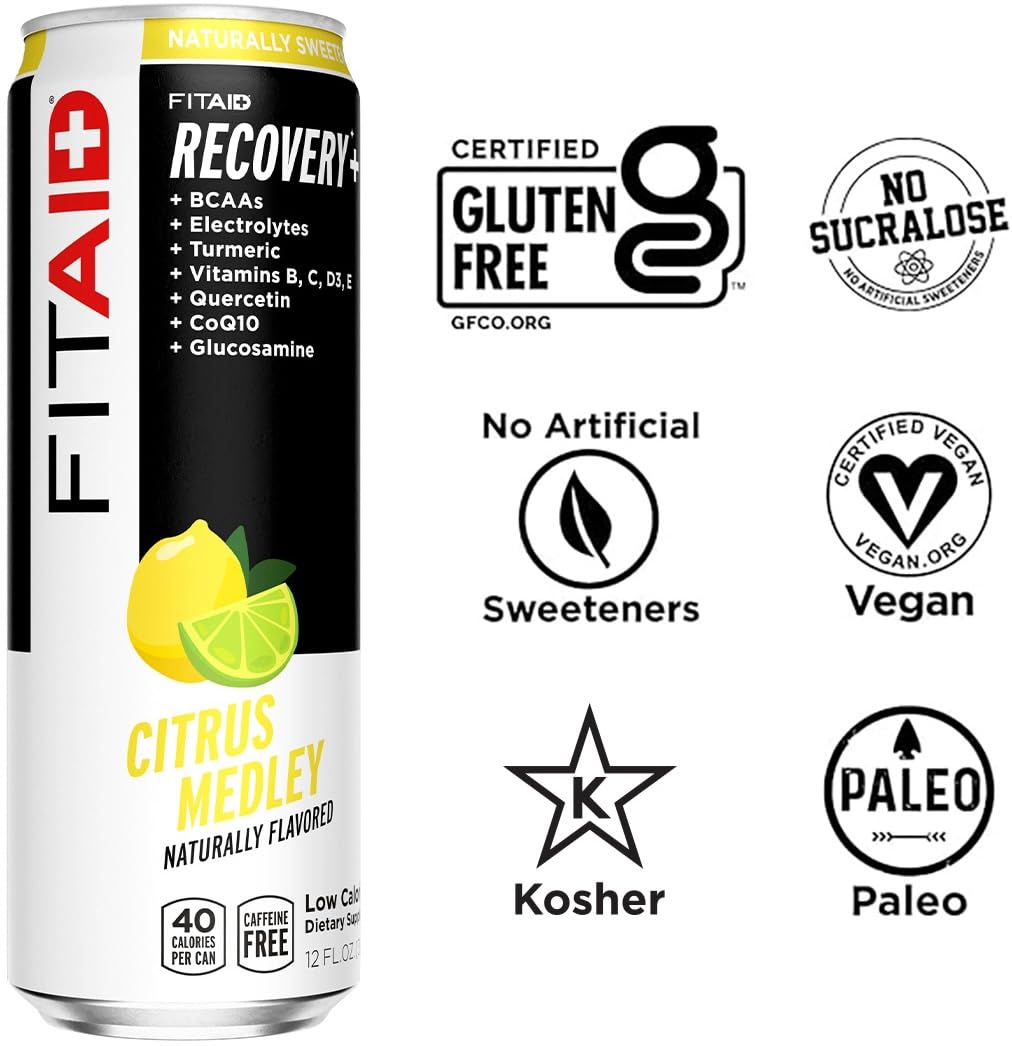 LifeAid FITAID refreshing can after intense activity provides quick recovery.