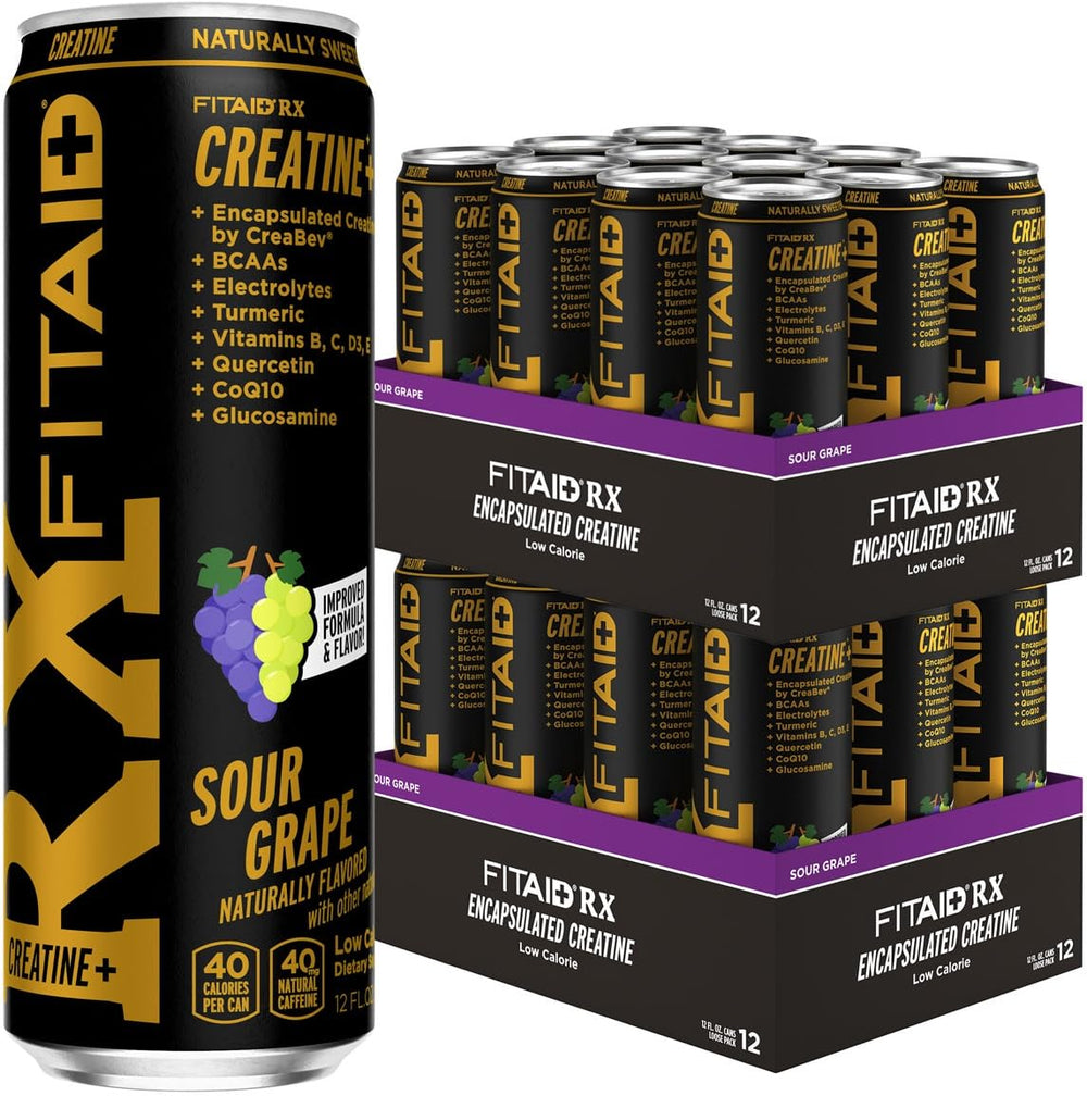 LIFEAID FITAID RX can front showing clean formula for post-workout recovery.