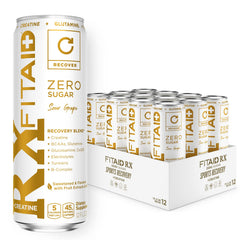 LIFEAID FITAID Rx Zero bottle front view, a zero-sugar recovery option after workouts.