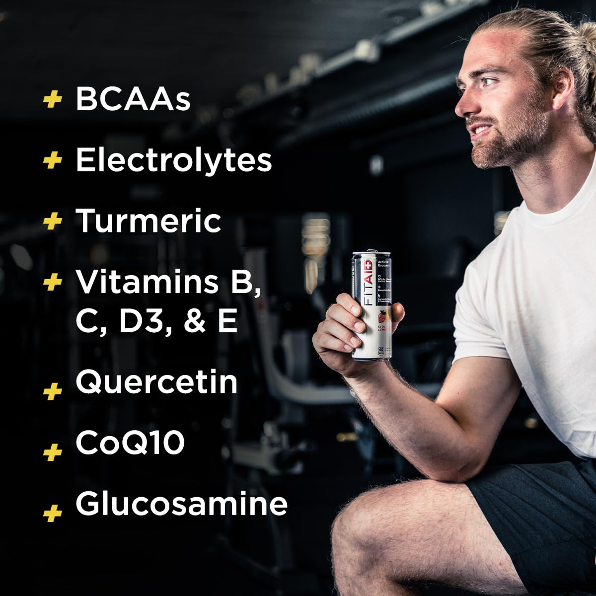 Vegan gluten-free FITAID pack shot for clean recovery