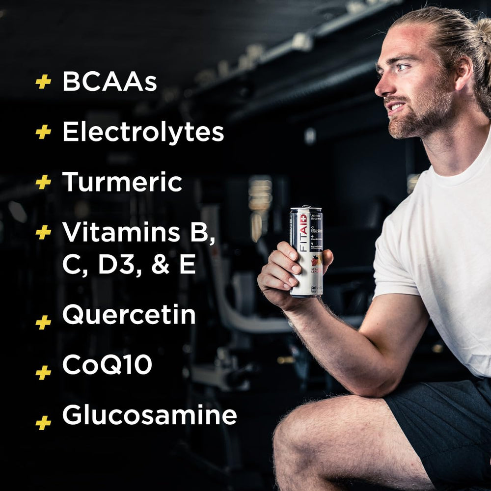 Vegan gluten-free FITAID pack shot for clean recovery