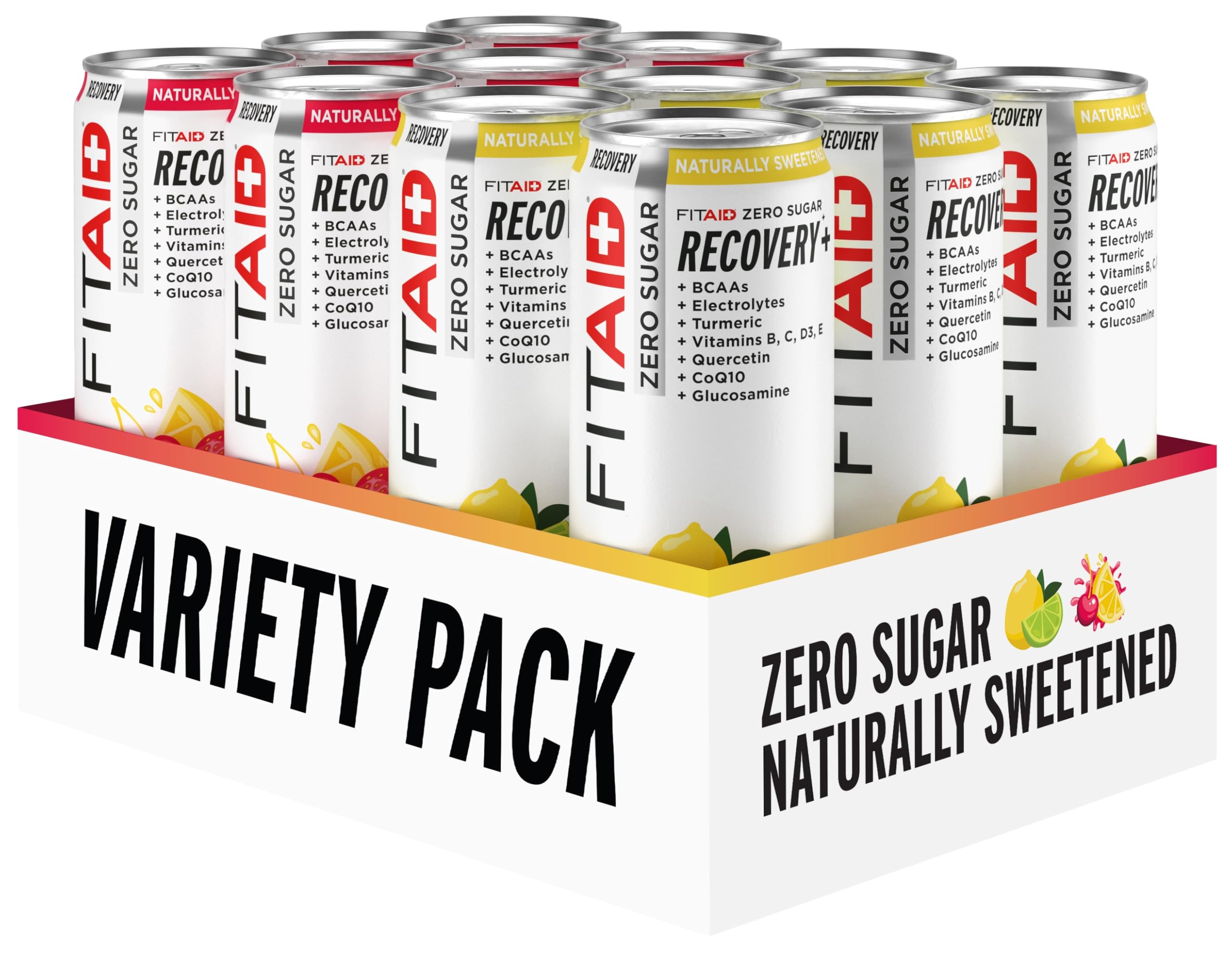 LIFEAID FITAID Zero Sugar bottle on shelf, keto-friendly recovery option