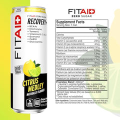 LIFEAID FITAID Zero Sugar being poured for post-workout hydration