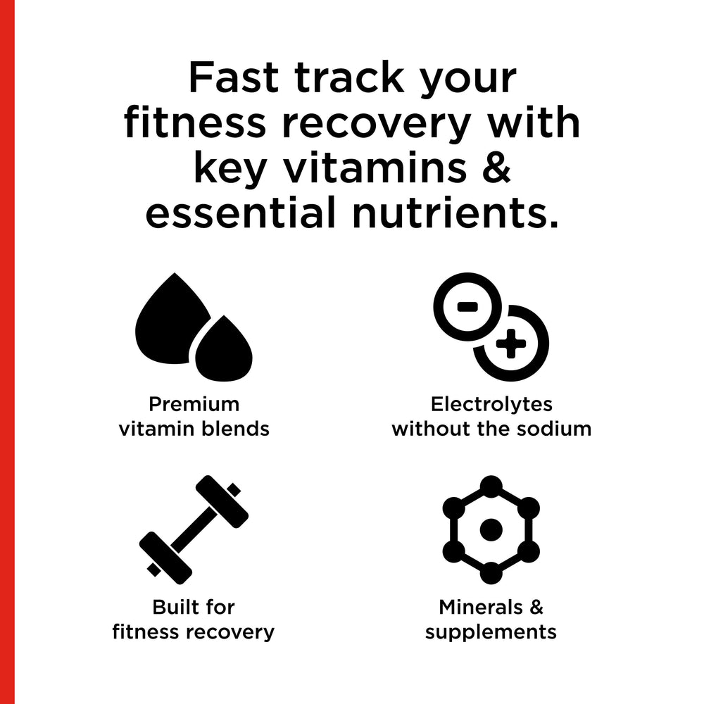 Pouring into a shaker shows refreshing, lightly carbonated taste after workouts