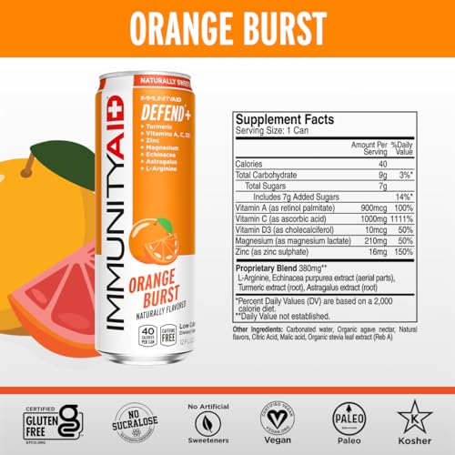 LIFEAID ImmunityAid seasonal use bottle ready for year round routine