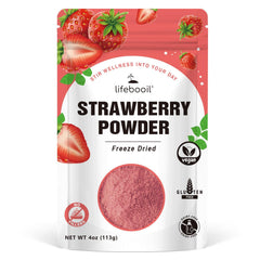 Lifebooil freeze-dried strawberry powder for baking enhances flavor and color naturally