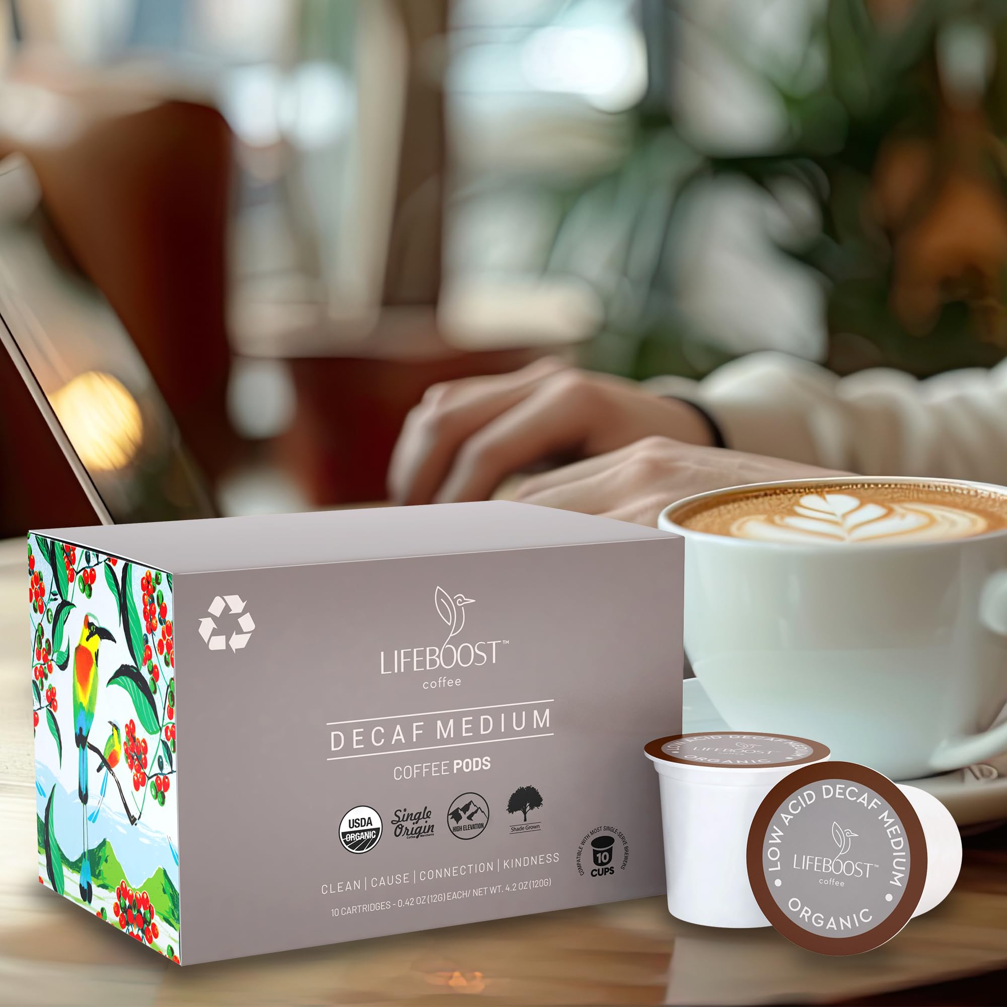 Lifeboost 10-count box display ready for everyday use.