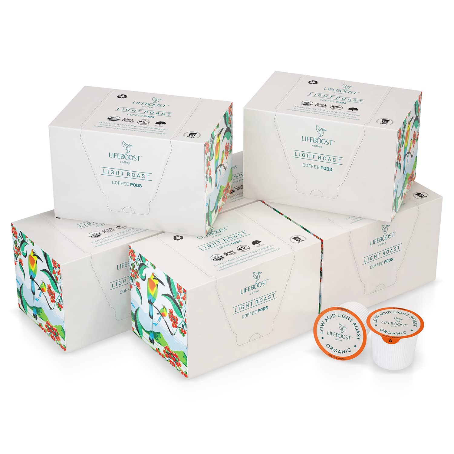 LIFEBOOST brewed cup shows balanced flavor and clarity.