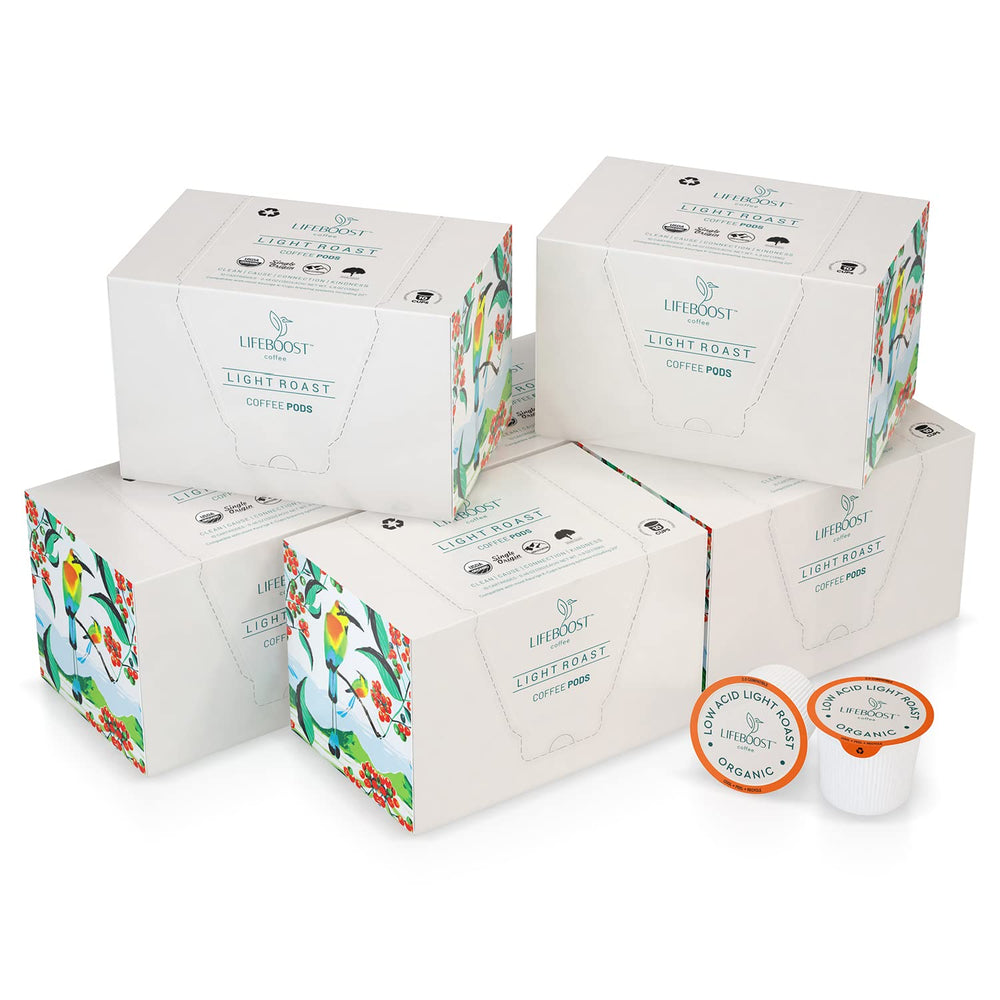 LIFEBOOST brewed cup shows balanced flavor and clarity.